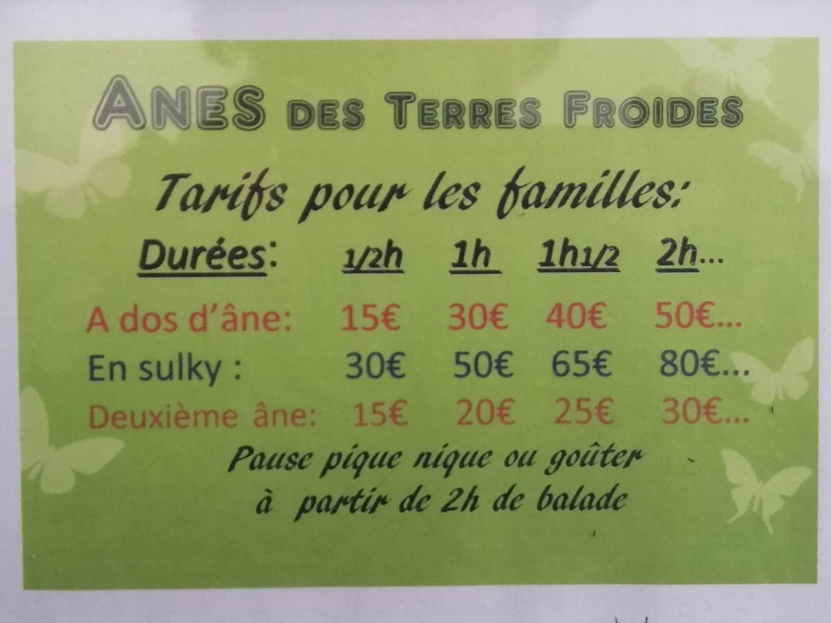 Balad'Ane Bed and Breakfast Flachères Eksteriør billede